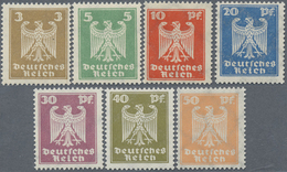 ** Deutsches Reich - Weimar: 1924, Unsignierter, Tadelloser Flugpost-Satz, Mi. 350.- - Unused Stamps