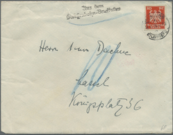 Br Deutsches Reich - Weimar: 1924, 10 Pfg Adler Einzelfrankatur Entwertet "Hamburg-Eilbriefe" Und Beige - Unused Stamps