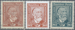** Deutsches Reich - Weimar: 1924, 60 Pfg. (362 X + 362 Y) Und 80 Pfg. 363 Postfrischer Luxussatz - Neufs