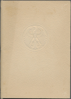 * Deutsches Reich - Weimar: 1925/1932. Offizielles DR-Geschenkheft "Überreicht Von Der Deutschen Abord - Neufs