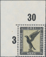 ** Deutsches Reich - Weimar: 1926, Absolut Perfekte Linke Obere Luxus-Bogenecke, Ungefaltet, Die Sehr B - Neufs