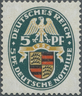 ** Deutsches Reich - Weimar: 1926, 5 Pfg. Nothilfe Stehendes Wasserzeichen, Einwandfrei Postfrisch, Sig - Ungebraucht