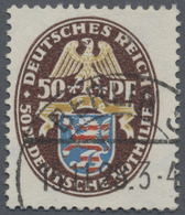 O Deutsches Reich - Weimar: 1926, 50 Pfg. + 50 Pfg. Nothilfe: Landeswappen Mit Liegendem Wasserzeichen - Nuovi