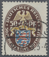 O Deutsches Reich - Weimar: 1926, 50 Pfg. + 50 Pfg. Nothilfe: Landeswappen Mit Liegendem Wasserzeichen - Neufs