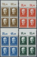 ** Deutsches Reich - Weimar: 1927, Einheitliche Ungefaltete Luxus-Oberrrand Serie Deutsche Nothilfe Im - Neufs