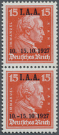 ** Deutsches Reich - Weimar: 1927, 15 Pfg. IAA, Perfekt Zentriertes Postfrisches Paar, Dabei Obere Mark - Nuovi