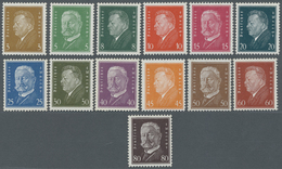 ** Deutsches Reich - Weimar: 1928, Reichspräsidenten 3 Pfg.-80 Pfg., Kompl. Satz 13 Werte In Postfrisch - Neufs