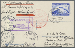 Deutsches Reich - Weimar: 1931 (17.9.), Zeppelin 2 RM. Einzelfrankatur Auf Zeppelinpostkarte Von Ber - Ungebraucht