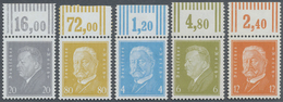 ** Deutsches Reich - Weimar: 1930, "Reichspräsidenten" Ungefaltete Luxus-OR-Stücke, 80 Pfg. Variante OR - Ungebraucht