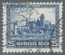 O Deutsches Reich - Weimar: 1930, 25 Pfg. Nothilfe In Besserer Farbe "blau", Sauber Gestempeltes Bedar - Nuovi