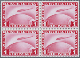 ** Deutsches Reich - Weimar: 1931, Zentrierter Luxus-Satz Im 4er-Block, Gepr. Schlegel BPP, Mi. 440.-€ - Nuovi