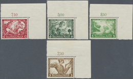 ** Deutsches Reich - 3. Reich: 1933, Nothilfe-Opern, 3 Pfg., 5 Pfg., 6 PFg. Und 12 Pfg., Alle Vom Recht - Unused Stamps