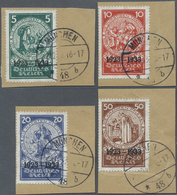 Brfst Deutsches Reich - 3. Reich: 1933. Kpl. Satz "10 Jahre Deutsche Nothilfe" (4 Werte) Aus Block 2, Jede - Unused Stamps