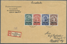 Br Deutsches Reich - 3. Reich: 1933, 5 Pfg. Bis 50 Pfg. Nothilfe-Blockmarken Als Herzstück Ohne Rand Au - Unused Stamps