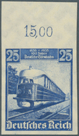 ** Deutsches Reich - 3. Reich: 1935, 100 Jahre Deutsche Eisenbahn, Postfrische (auch Im Rand) 25 Pfenni - Nuovi