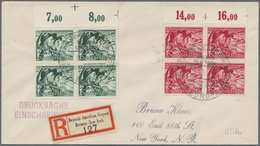 Br Deutsches Reich - 3. Reich: 1938, Deutsch-Amerikanische-Seepost, Bremen-New York, R-Brief Mit Zwei 4 - Nuovi