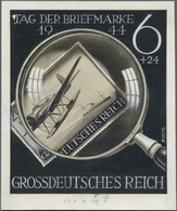 (*) Deutsches Reich - 3. Reich: 1944, Tag Der Briefmarke 6+24 Pfg., Schwarzweiß/gelbliche Reinzeichnung - Nuovi