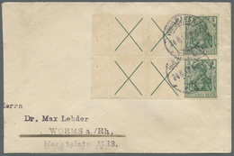 Br Deutsches Reich - Markenheftchenblätter: 1912, Germania-Heftchenblatt Nr. 7 Komplett Mit Dgz. Rand A - Postzegelboekjes