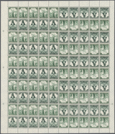 ** Deutsches Reich - Markenheftchenbogen: 1935, Nothilfe "Trachten", 5+6 Pfg. Markenheftchenbogen, Einm - Libretti