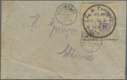 Br Deutsches Reich - Lokalausgaben 1918/23: SCHLIERSEE: 1923, Postsackverschlußzettel Mit Eindruck "K.B - Lettres & Documents