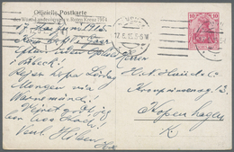 GA Deutsches Reich - Ganzsachen: 1915. Rot-Kreuz-Sonder-Postkarte 10 Pf Germania Von "Hamburg 17.6.15" - Autres & Non Classés