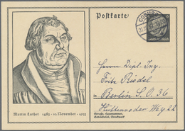 GA Deutsches Reich - Ganzsachen: 1933, 6 Pfg. Gedenkpostkarte Zum 450. Geburtstag Dr. Martin Luthers, G - Altri & Non Classificati