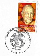 FRANCE (2000) - Paris : Haroun Tazieff Volcanologue / French Volvanologist. FDC. Mappemonde. - Volcanos