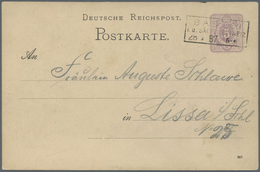 GA Deutsches Reich - Privatganzsachen: 1887, Privatganzsachenkarte Mit Abbildung Bastei (Sächsische Sch - Autres & Non Classés