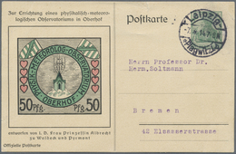 GA Deutsches Reich - Privatganzsachen: 1914, Deutsches Reich. Private Ansichtskarte 5 Pf Germania Für D - Altri & Non Classificati