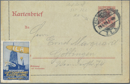 GA Deutsches Reich - Stempel: 1909: I.L.A./FRANKFURT (M.), 29.8.09. Rarer Sonderstempel "ohne Sterne" A - Machines à Affranchir (EMA)