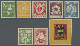 * Deutsches Reich - Besonderheiten: 1918 Ca., Komplette Serie Von 8 Essays In Unterschiedlicher Zeichn - Sonstige & Ohne Zuordnung