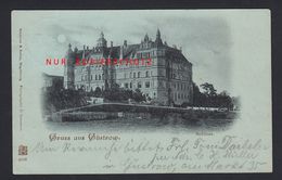 AK Güstrow Mecklenburg - Schloss Mondschein 1899 - Guestrow