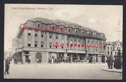 AK Güstrow Mecklenburg - Hotel Erbgrossherzog Belebt 1914 - Guestrow