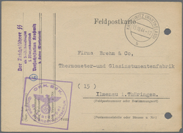 Br Deutsches Reich - Besonderheiten: 1943/1944, "Der Reichsführer-SS Als Sonderbeauftragter  F. Pflanze - Autres & Non Classés