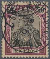 O Deutsche Post In China - Mitläufer: 7.6.01 50 Pf. Germania Reichspost Mit Stpl. "K.D.FELD-POSTSTATIO - Cina (uffici)