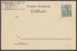 Br Deutsche Post In China - Besonderheiten: 1901, FELDLAGER VOR PEKING/(BISMARCKFEST)/CASSEL 10.5., Seh - Chine (bureaux)