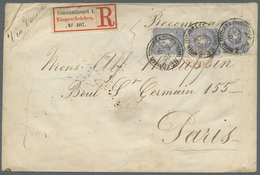 Br Deutsche Post In Der Türkei - Vorläufer: 1883: DR 20 Pfennig Blau, Senkrechtes Paar Und Einzelmarke, - Turkse Rijk (kantoren)