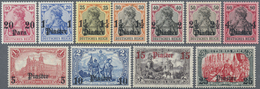 ** Deutsche Post In Der Türkei: 1905, Luxus-Überdruck-Serie Postfrisch, Ohne Signatur, (Mi. 800.- €) - Turkse Rijk (kantoren)