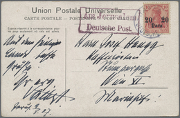 Br Deutsche Post In Der Türkei - Stempel: "Aus Jerusalem/Deutsche Post." Nebenstempel Vom 9.6.1907 In R - Deutsche Post In Der Türkei