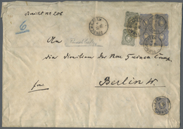 Br Deutsch-Neuguinea - Vorläufer: 1889 (15.4.), 2x 50 Pfg. Dunkel-oliv Und 5x 20 Pfg. Dunkelultramarin - German New Guinea