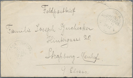 Br Deutsch-Neuguinea - Besonderheiten: 1915, Drei FP-Briefe (zwei Belege Mit Randriss Und Leichter Pati - German New Guinea