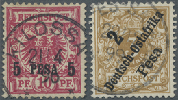 O Deutsch-Ostafrika: 1895/1898, Freimarken Mit Aufdruck, 5 P Auf 10 Pf Rotkarmin Mit Klarer Entwertun - Deutsch-Ostafrika