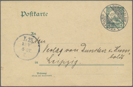 GA Deutsch-Ostafrika - Besonderheiten: 1906 (12.6.), 4 H. GA-Karte Aus "Chole"/Insel Mafia (7.6.) Vom K - Deutsch-Ostafrika