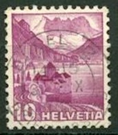 Schweiz Suisse 1936: ERSTE RM MIT NUMMER Zu 203AyRM.01 Mi 299IIyR Avec N° Au Verso Mit Voll-o BASEL 3.X.? (Zu CHF 11.00) - Franqueo