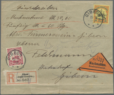 Br Deutsch-Südwestafrika: 1901, 25 Pfg. Kaiseryacht Ohne Wasserzeichen Und 10 Pfg. Kaiseryacht Mit Wass - German South West Africa