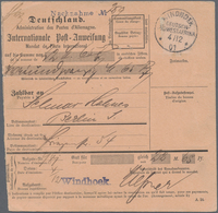 Br Deutsch-Südwestafrika - Besonderheiten: 1901, "WINDHOEK DEUTSCH-SÜDWESTAFRIKA 4.12.01" Auf Internati - German South West Africa