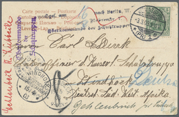 Br Deutsch-Südwestafrika - Besonderheiten: 1903 (3.3.), 5 Pfg. Germania Auf AK. Aus Königsberg/Pr. An E - Deutsch-Südwestafrika