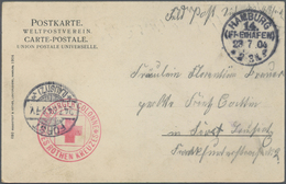 Br Deutsch-Südwestafrika - Besonderheiten: 1904, HERERO-AUFSTAND, Portofreie Feldpostkarte Aus HAMBURG - Africa Tedesca Del Sud-Ovest