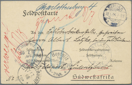 Br Deutsch-Südwestafrika - Besonderheiten: 1905 (30.5.), FP-Vordruckkarte Heimat-DSWA (Vogenbeck Nr. 1) - Duits-Zuidwest-Afrika