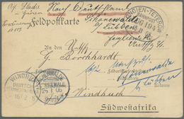 Br Deutsch-Südwestafrika - Besonderheiten: 1905 (15.11.), FP-Vordruckkarte Für Den Postverkehr Heimat-D - Sud-Ouest Africain Allemand